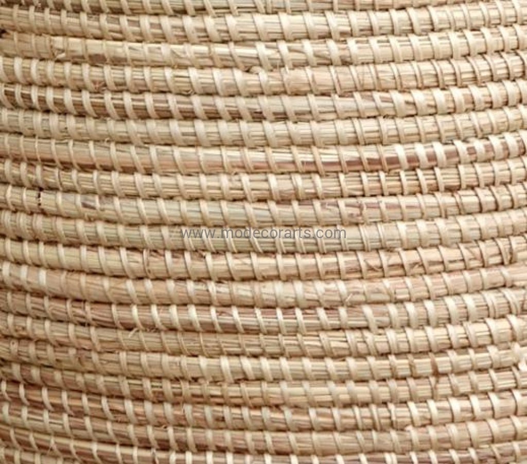 L size Palm Tree Natural Basket / Storage Hamper / Borassus stem - modecorarts