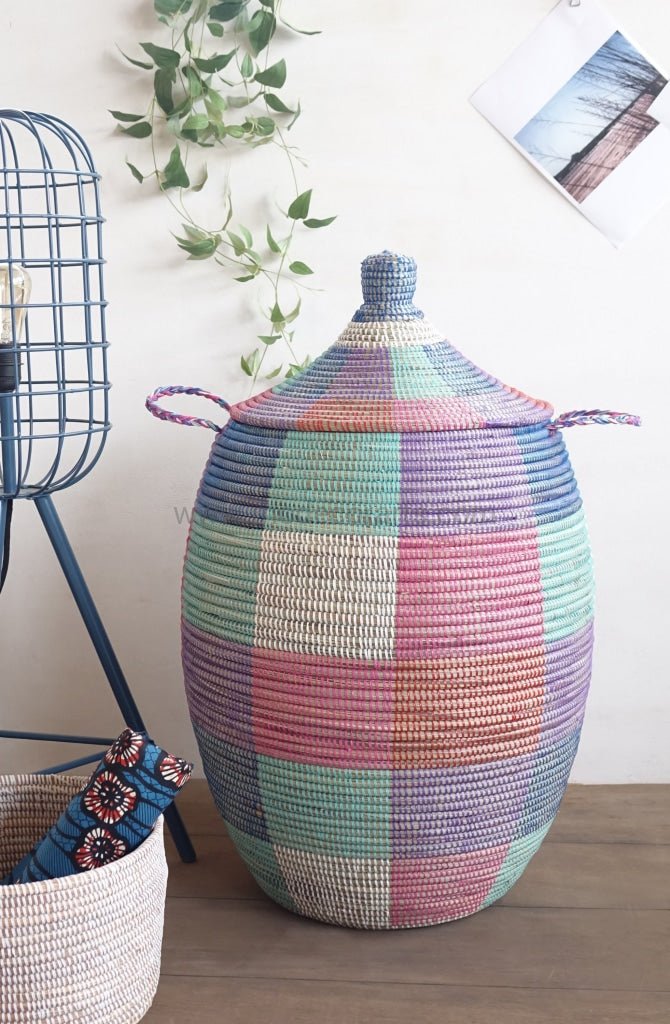 Decoración del hogar con cesta de lavandería  Cestas africanas de  Modecorarts – modecorarts