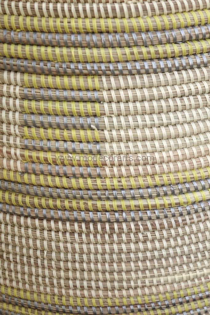 Handwoven Senegalese Laundry Basket with lid - Sustainable home decor