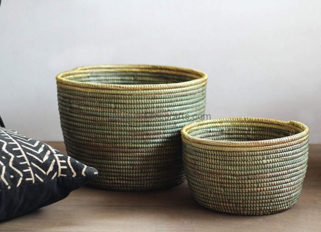 Set of 2 Sparkling Storage Bins / New Design / Design Basket / Design Storage - modecorarts