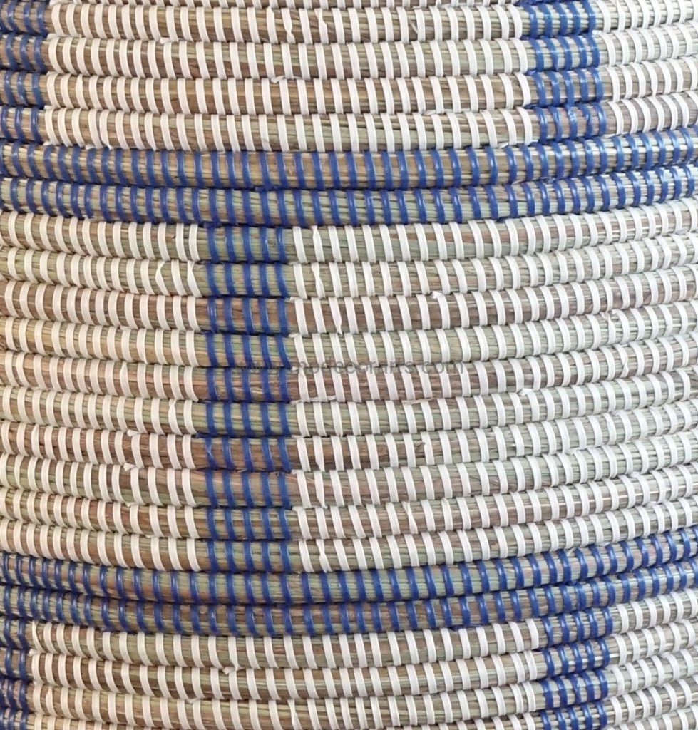 Clothing Senegalese Laundry Basket with lid - Decorative basket home decor