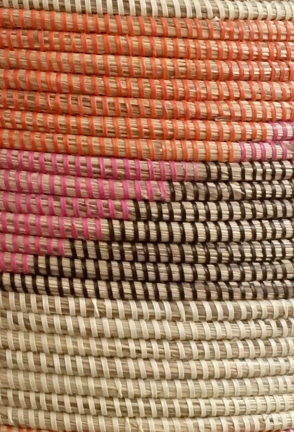 Warm Color Chevron Laundry Basket / Kids' room Idea / Storage Idea - modecorarts