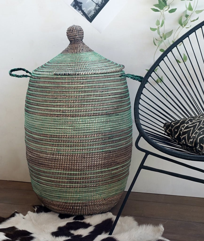 Decoración del hogar con cesta de lavandería  Cestas africanas de  Modecorarts – modecorarts
