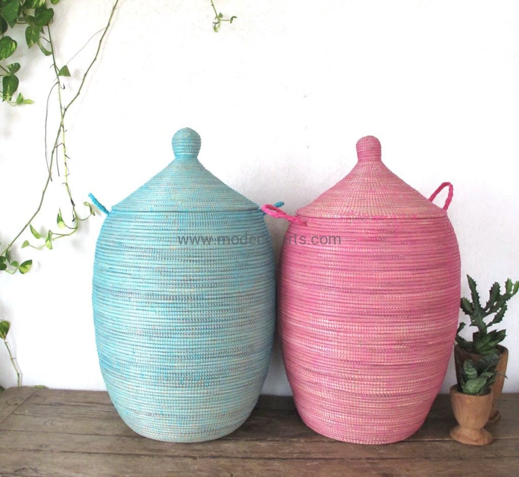 African Bucket Storage-Turquoise 2024