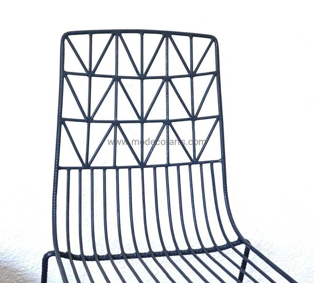 Metal wire outdoor chairs hot sale